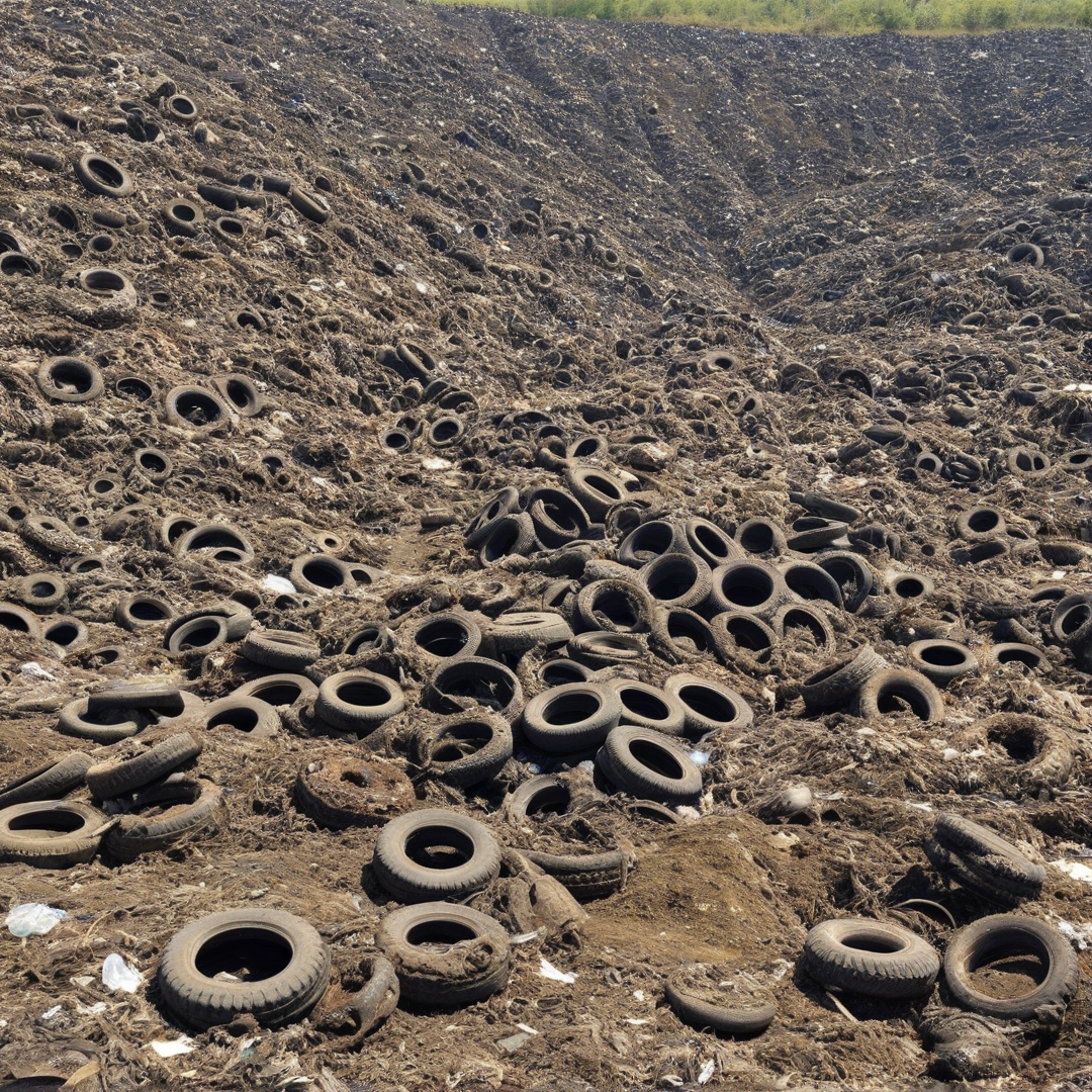 Massive waste tyre landfill paxal.co.za
