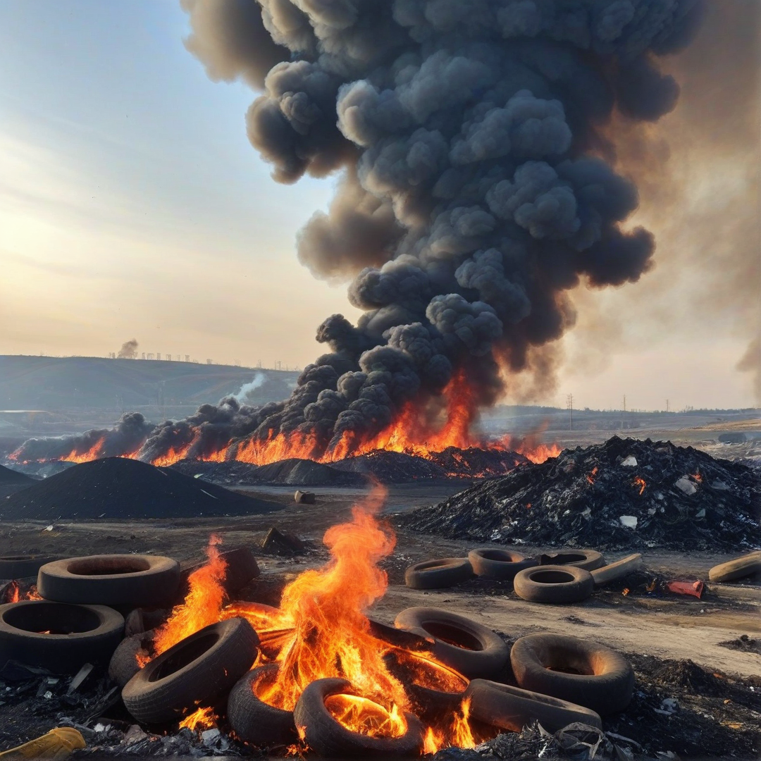 Landfill Tyres Burning paxal.co.za